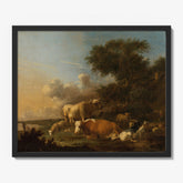 Landscape with Cattle by Albert Jansz Klomp - thumbnail_1_bf_66fdb6e38213847b6f357aae